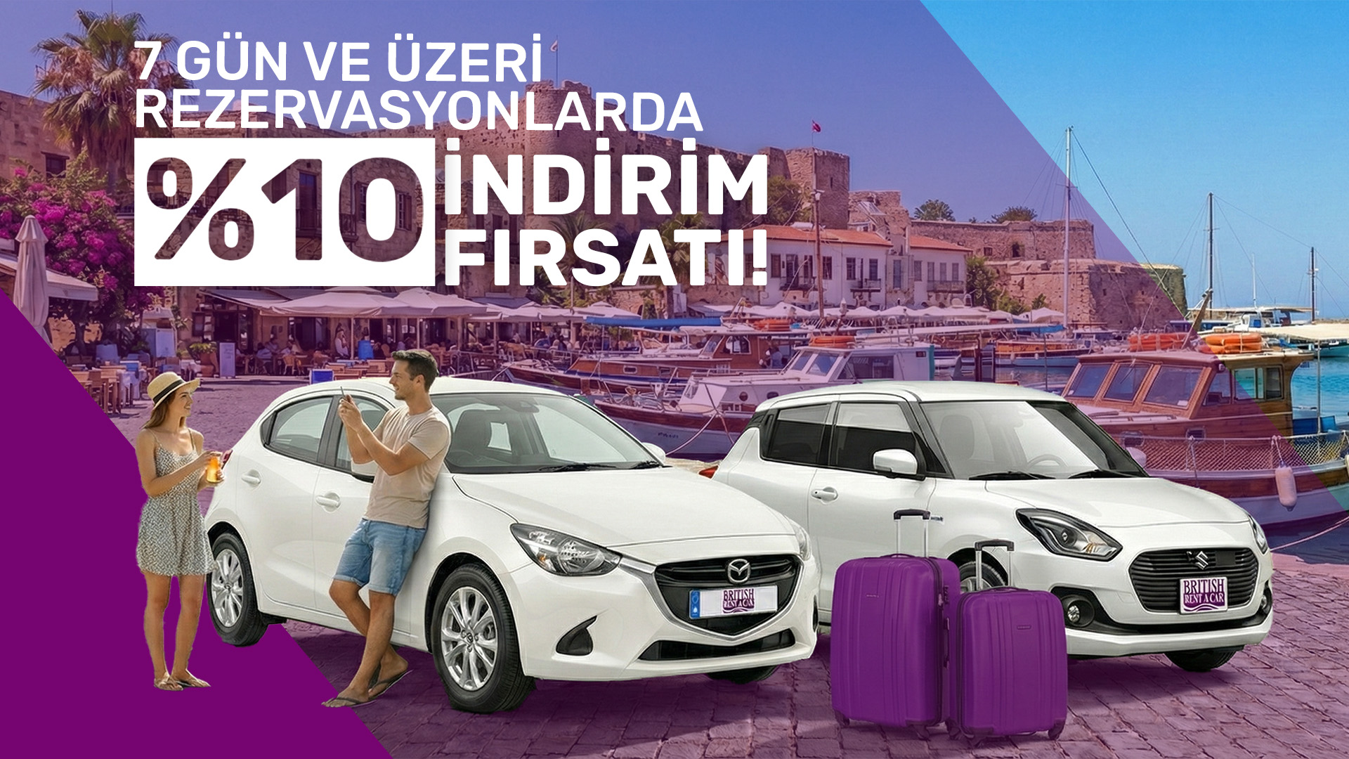 7 Gün ve Üzeri Araç Kiralamalarda %10 İndirim Fırsatını Kaçırmayın!