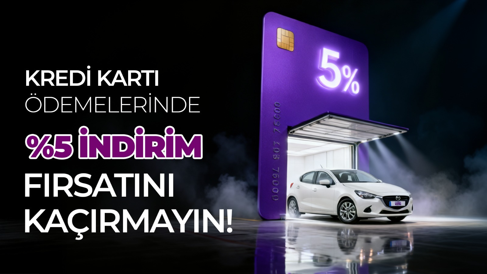 Kredi Kartına %5 İndirim!